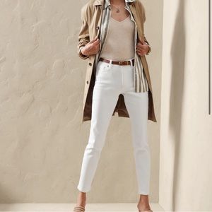 Banana Republic Skinny Jean White sz 28